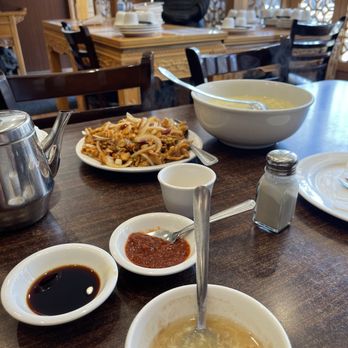 wonderful - Chicken, Corn, and Egg Soup  Mongolian Chicken - Chinese Near Me - Millbrae, California
