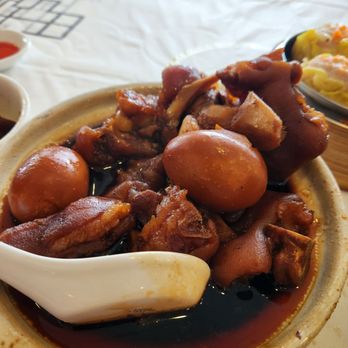Come Along Seafood Restaurant - Pig feet in ginger sauce and hard boiled egg. - Dim Sum Near Me - Vancouver, British Columbia Come Along Seafood Restaurant - Pig feet in ginger sauce and hard boiled egg. - Dim Sum Near Me - Vancouver, British Columbia