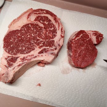 Tucker Meat Market - Bone in Ribeye (2lb) next to an 8oz filet (Publix) - Meat Shops Near Me - Tucker, Georgia Tucker Meat Market - Bone in Ribeye (2lb) next to an 8oz filet (Publix) - Meat Shops Near Me - Tucker, Georgia