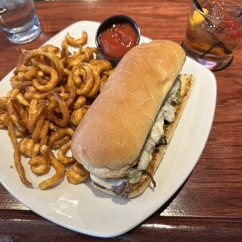 Main Street Bourbon Room - Cheesesteak Sandwich - Bars Near Me - Green Bay, Wisconsin