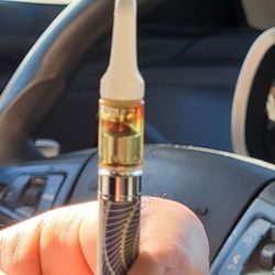 Beyond/Hello - This vape was only 1/2 full.Sour banana .5g .I've never had such an unprofessional c/service from the staff in any esstablishment.