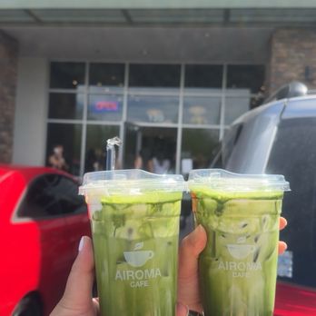 Airoma Cafe - Matcha einspanner - Bubble Tea Near Me - Las Vegas, Nevada