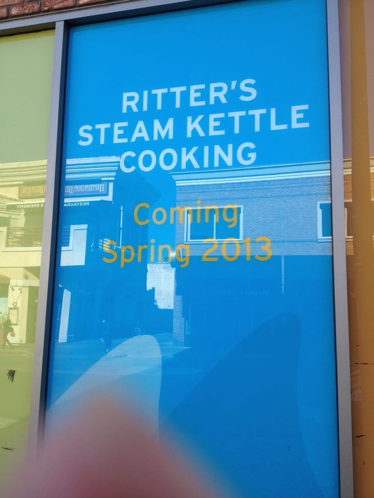 RITTER’S STEAM KETTLE COOKING CLOSED Updated April 2024 1153
