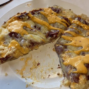Brewsters - Reuben flatbread--Happy Hour entree this day. - New American Near Me - Twinsburg, Ohio Brewsters - Reuben flatbread--Happy Hour entree this day. - New American Near Me - Twinsburg, Ohio