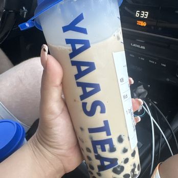 YAAAS TEA-Syosset - Early grey with extra boba - Bubble Tea Near Me - Syosset, New York