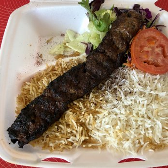 Dulles Kabob - Beef Kobeeda Platter - Afghan Near Me - Sterling, Virginia