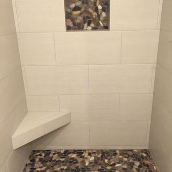 Hardey Tile - I was clueless when we started the process but I am loving my new modern shower! So spa-like! - General Contractors Near Me - Huntington Beach, California