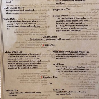 Kopi A Travelers Cafe - Tea menu - Coffee & Tea Near Me - Chicago, Illinois Kopi A Travelers Cafe - Tea menu - Coffee & Tea Near Me - Chicago, Illinois