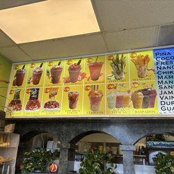 Raspados La Hormiguita - Pt. 1 of their menu