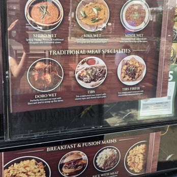 Ethio & Eri - Incomprehensible AI-generated menu - African Near Me - Toronto, Ontario Ethio & Eri - Incomprehensible AI-generated menu - African Near Me - Toronto, Ontario