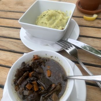 Vinaigrette - Mushroom soup and lemon garlic mashies - Salad Near Me - Albuquerque, New Mexico