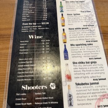 Edo Japan - Drink menu - Sushi Bars Near Me - Pearland, Texas Edo Japan - Drink menu - Sushi Bars Near Me - Pearland, Texas