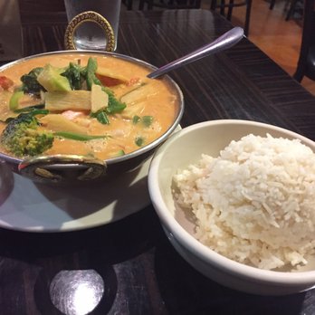 Thai Basil Signature - Red Curry with Shrimp. - Thai Near Me - Phoenix, Arizona