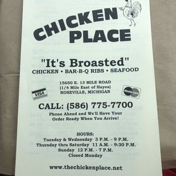 The Chicken Place - Chicken Wings Near Me - Roseville, Michigan The Chicken Place - Chicken Wings Near Me - Roseville, Michigan