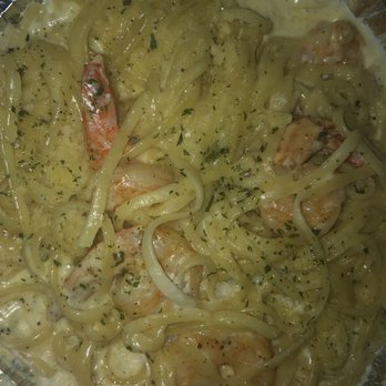 Cascade Jerk - Shrimp alfredo pasta - Seafood Near Me - Jamaica, New York