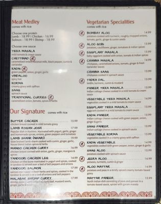 Menu photo 2 The Curry House Atlanta, GA Menu photo 2 The Curry House Atlanta, GA