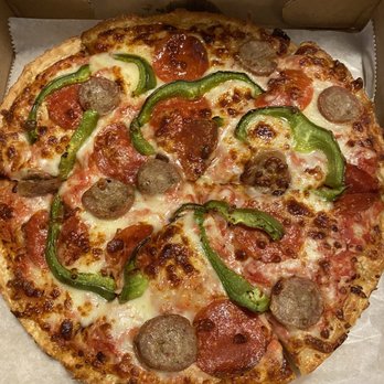 Danvers Pizza & Subs - Pizza with sausage, pepperoni, pepper. - Pizza Near Me - Danvers, Massachusetts Danvers Pizza & Subs - Pizza with sausage, pepperoni, pepper. - Pizza Near Me - Danvers, Massachusetts
