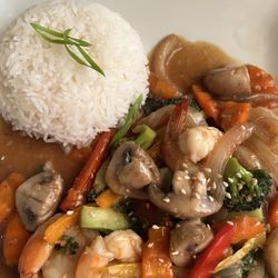 Rustic Barn Restaurant - Hibachi shrimp