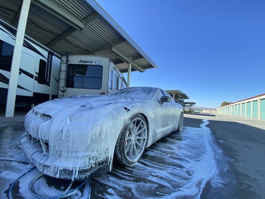 Auto Detailing - Includes Shampooing of all seats and carpet, deep cleaning of all cup holder, panels, vents and dashboard and UV protectant for all panels. Exterior Foam Wash, clay decontamination and sealant.