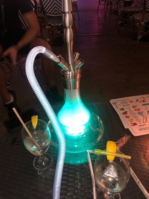 Hookah bar at Aura by null