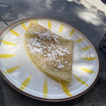 Chez Faby - Plain crepe with powdered sugar - French Near Me - Tampa, Florida