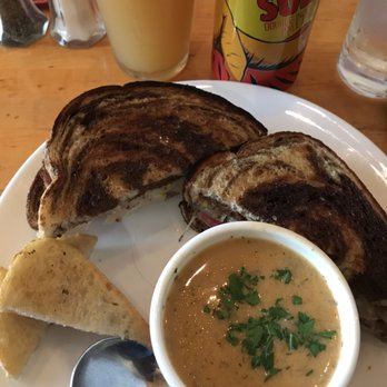 La Rana Bistro - Ham and cheese with Hungarian mushroom soup - the soup was sooo good! - New American Near Me - Decorah, Iowa La Rana Bistro - Ham and cheese with Hungarian mushroom soup - the soup was sooo good! - New American Near Me - Decorah, Iowa