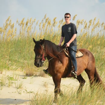 Equine Adventures - Riding the gentle giant Tonka. - Horseback Riding Near Me - Buxton, North Carolina