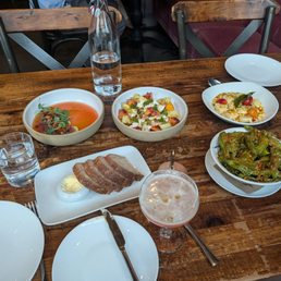 Tuna, buratta, shishitos and gnocchi Tuna, buratta, shishitos and gnocchi