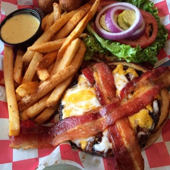 Razzoo's Cajun Cafe - Cheeseburger with Bacon - Cajun/Creole Near Me - Arlington, Texas Razzoo's Cajun Cafe - Cheeseburger with Bacon - Cajun/Creole Near Me - Arlington, Texas