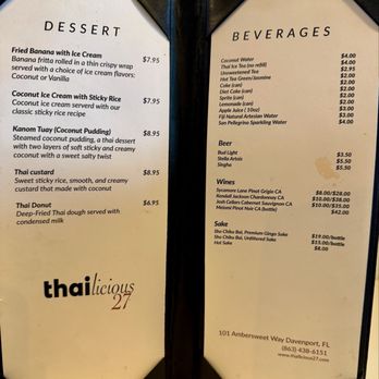 Thailicious27 - Dessert & drinks - Thai Near Me - Davenport, Florida Thailicious27 - Dessert & drinks - Thai Near Me - Davenport, Florida