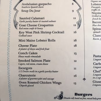 Blackfin Bistro - Menu options - Seafood Near Me - Key West, Florida