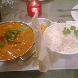 Lumbini Nepalese Reasturant - Jhinge Tihun prawn and eggplant curry