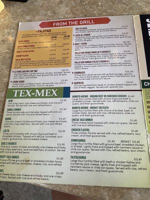 Menu photo 3 Salsa Tex Mex Prosper, TX