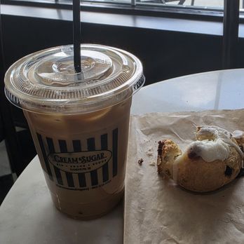 Cream and Sugar NJ - Iced pistachio cream latte and lemon blueberry scone - Coffee & Tea Near Me - Randolph, New Jersey Cream and Sugar NJ - Iced pistachio cream latte and lemon blueberry scone - Coffee & Tea Near Me - Randolph, New Jersey