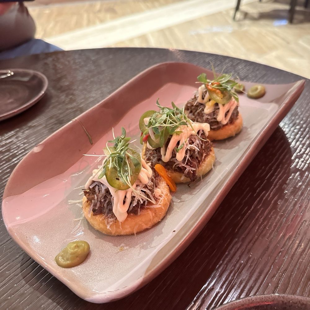Toro Toro - Braised Short Rib and Bone Marrow Arepas...so much yum! - Steakhouses Near Me - Miami, Florida Toro Toro - Braised Short Rib and Bone Marrow Arepas...so much yum! - Steakhouses Near Me - Miami, Florida