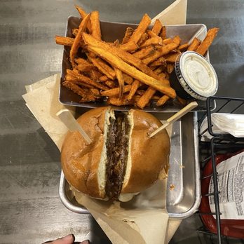 The Buena Viking - Burger and sweet potato fries - Comfort Food Near Me - Buena Vista, Colorado The Buena Viking - Burger and sweet potato fries - Comfort Food Near Me - Buena Vista, Colorado