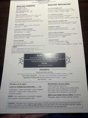 Menu photo 7 Shrimpys Blues Bistro St Pete Beach, FL