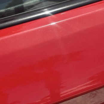 Dent Master EV - Paint just sprayed on not buffed , no clear coat-a mess.. - Mobile Dent Repair Near Me - Naples, Florida Dent Master EV - Paint just sprayed on not buffed , no clear coat-a mess.. - Mobile Dent Repair Near Me - Naples, Florida