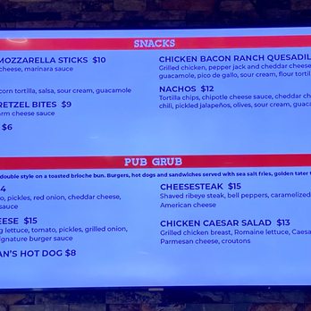 PT's Express - Menu 1 - American Near Me - Las Vegas, Nevada