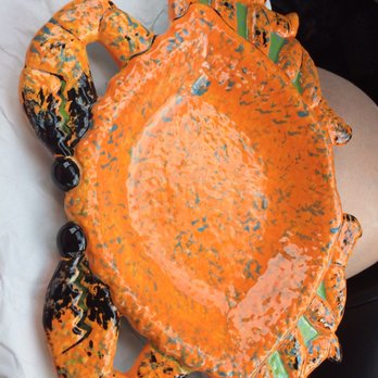 Barb's Hideaway Ceramics & Crafts - Crab bowl. - Chesapeake, Virginia Barb's Hideaway Ceramics & Crafts - Crab bowl. - Chesapeake, Virginia