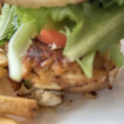 The Boathouse - Crab cake sandwich