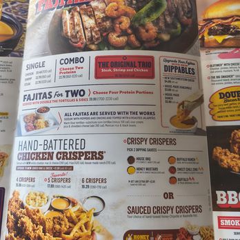 Chili's - Menu 12/10/25 - American Near Me - Fresno, California