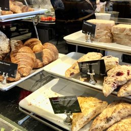 Baked goods, scones, croissants, muffins