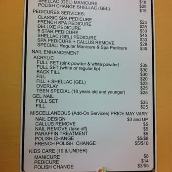 Paradise Nails & Spa - Menu - Nail Salons Near Me - Payson, Arizona Paradise Nails & Spa - Menu - Nail Salons Near Me - Payson, Arizona