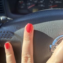 Venetian Nail Spa - "squoval" (diagonal) nail