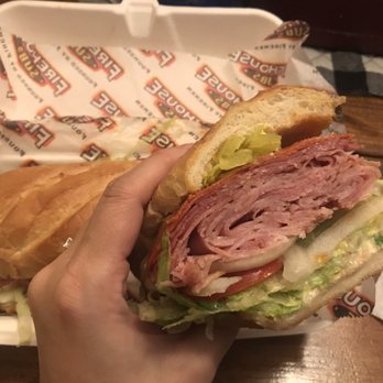 Firehouse Subs - Italian sub with banana peppers added. Look at all that meat!!! - Fast Food Near Me - Columbus, Ohio Firehouse Subs - Italian sub with banana peppers added. Look at all that meat!!! - Fast Food Near Me - Columbus, Ohio