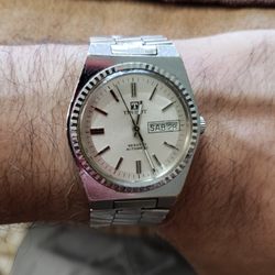 A Better Time Service - Tissot after repair.