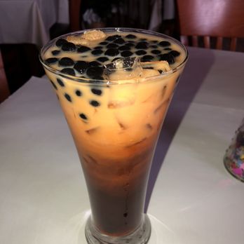 Thai Palace - Thai Iced Tea with Black Pearls - Thai Near Me - Wolcott, Connecticut