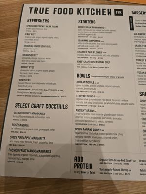Menu photo 7 True Food Kitchen Las Vegas, NV Menu photo 7 True Food Kitchen Las Vegas, NV