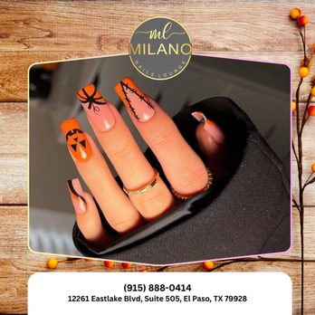 Milano Nails Lounge - Sweater weather calls for cozy autumn nails!  We have so many beautiful fall styles to choose from. Call us now to schedule your visit! - Nail Salons Near Me - El Paso, Texas